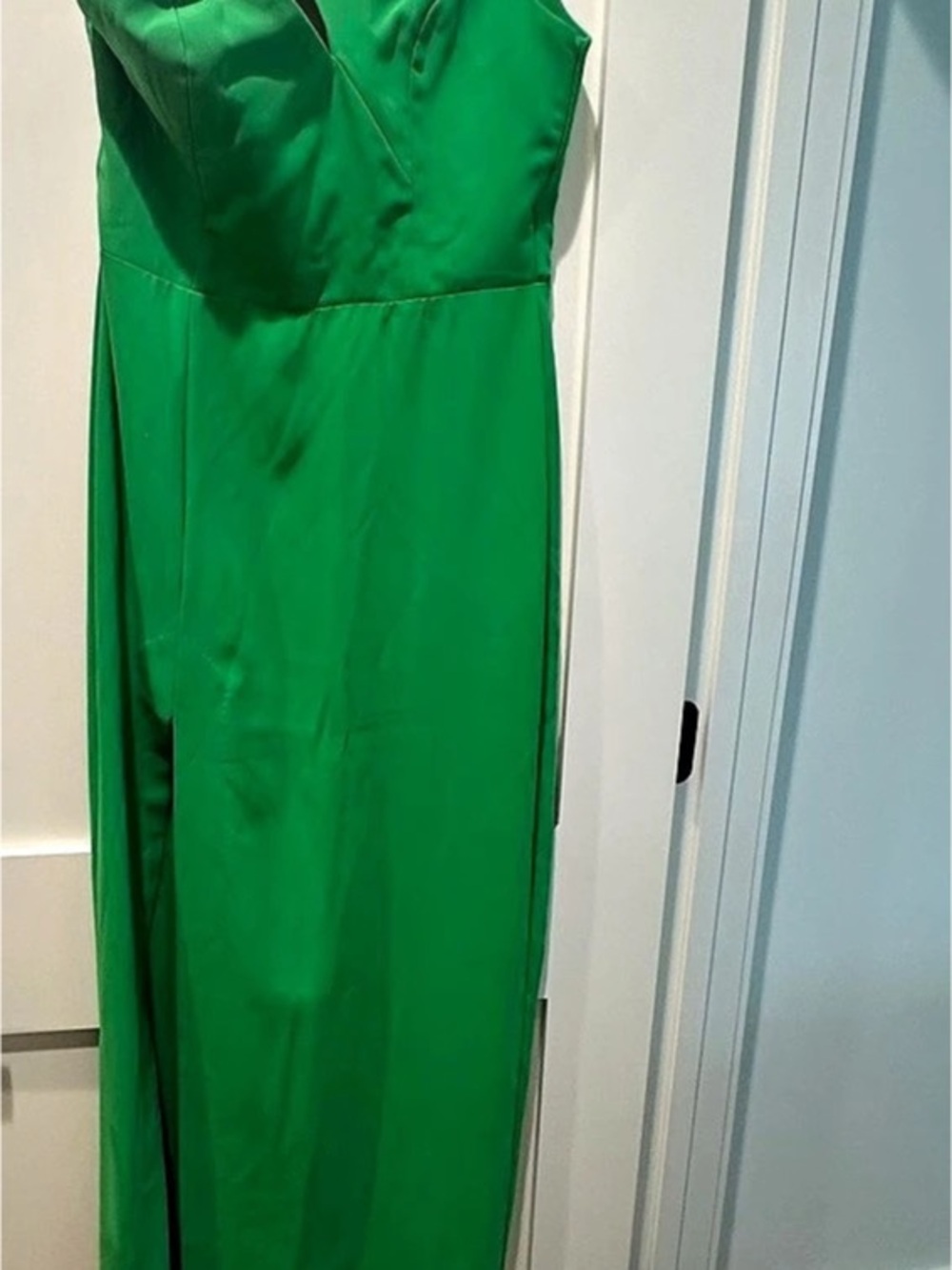 Amanda Uprichard Gilda Gown Green Maxi Dress